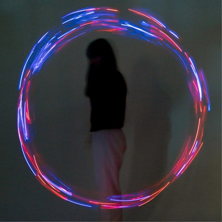 유아 민속놀이 만들기 키트 LED 쥐불놀이 장난감 스티커포함 노인미술치료