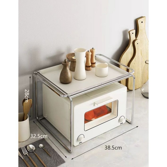 발뮤다토스터기선반 정리 랙 수납장 겸용 토스터 주방