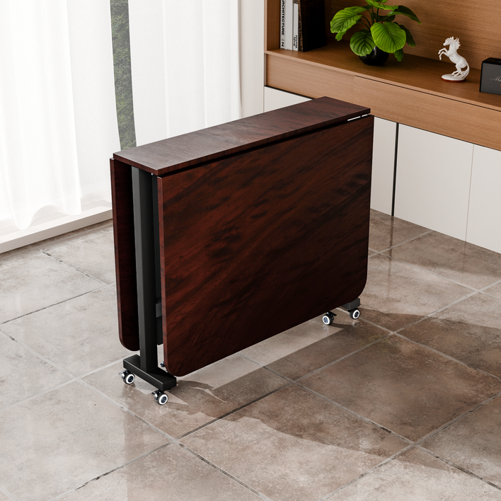 해당컴퍼니 원목 다용도 기능성  이동 식탁 일체형 접이식 테이블  H151