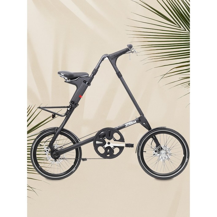 스트라이다 SX QR+무광블랙 부산 미니벨로 삼각형 접이식 출퇴근 여행 자전거 스트라이다자전거