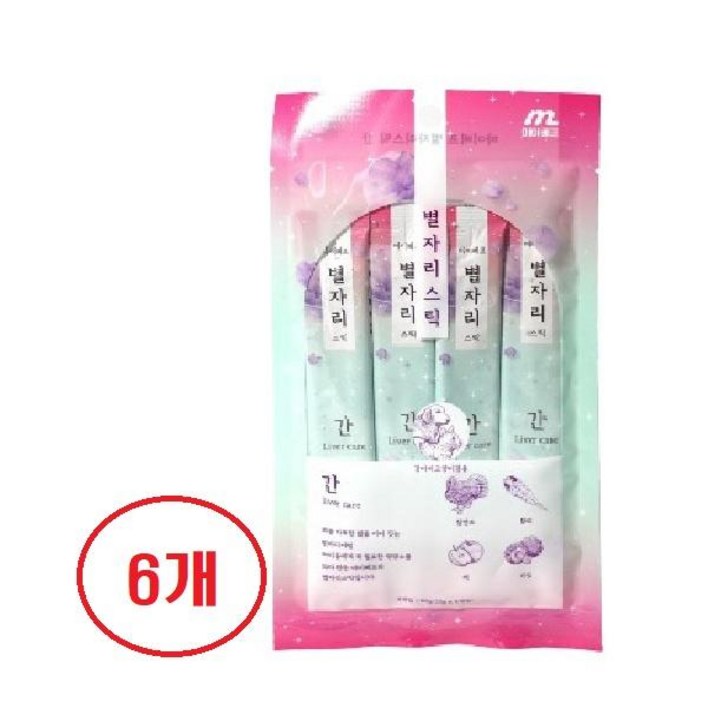 마이베프 별자리스틱 간식 간건강 츄르 4p 6팩 총24개