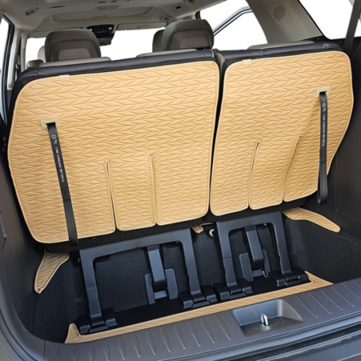 카니발 리노 가죽 트렁크매트 카매트 바닥 더뉴 4세대 페이스리프트 7인승 KA4 용품 상단