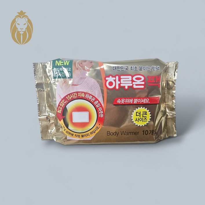 국내생산 하루온 붙이는 핫팩 50g, 50개