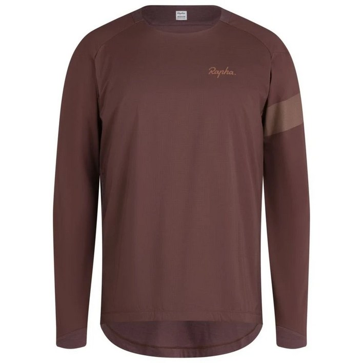 라파 남성 트레일져지 자전거 윈드스톱 방풍 긴팔 져지 상의 브라운