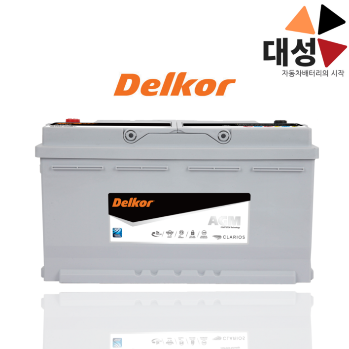 델코 자동차배터리 교체 DF80L DIN74L AGM70 40 60 90R 100L 공구대여, 1개