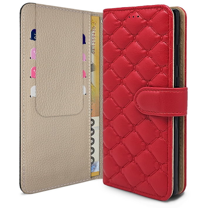 아리움 샤를렌 지갑형 카드 분실방지 액정보호 덮개 가죽 다이어리 케이스