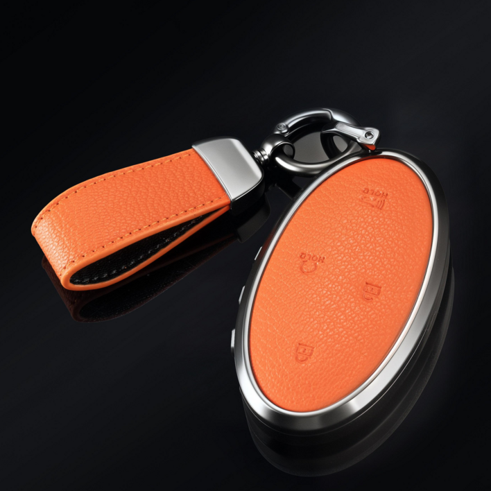 로엔스 현대 차 키케이스 키홀더, Orange