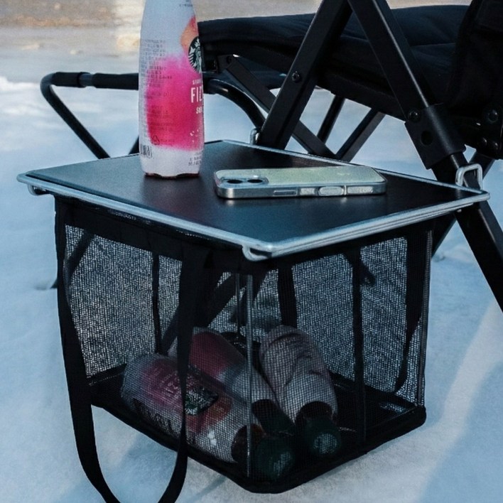 폴라리스 IGT 프레임 사이드 테이블 사이드킷 그물 망 바구니 메쉬바스켓