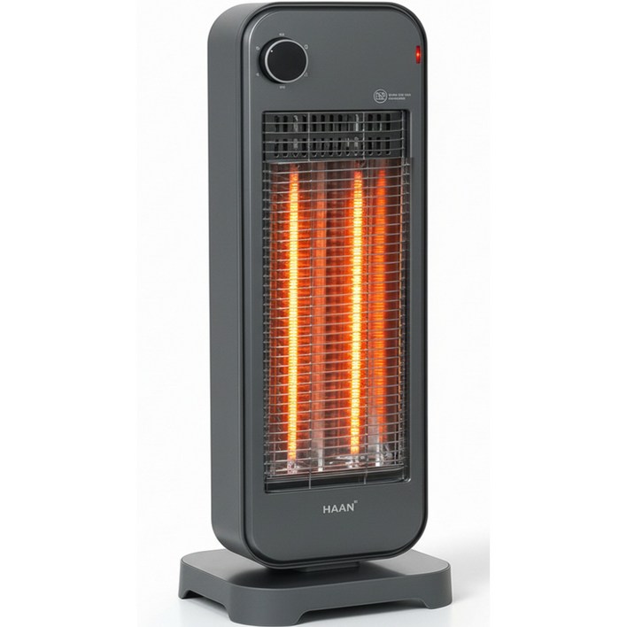 한경희 카본 가정용 히터 전기 난로 전기히터 절전형 스토브 난방기, Q3500GRAY