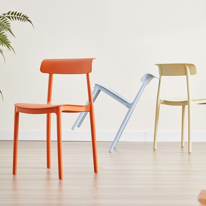 알엠즈 멜번 예쁜 식탁 디자인 인테리어 의자, 멜번오렌지, 1개