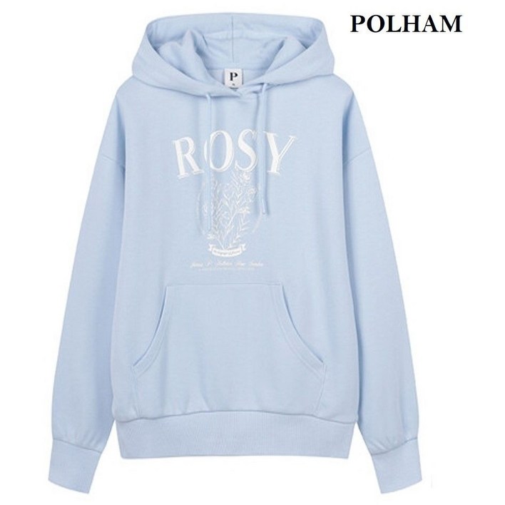 백화점정품 26년NEW 폴햄 POLHAM 여성 소프트테리 빅그래픽 후드 티셔츠 PHF1TH2020