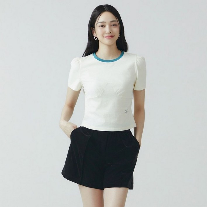 잇미샤 컬러블록 티셔츠 ITO3WTS280 2000205