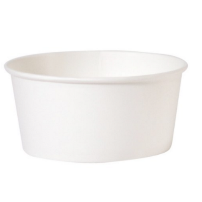 샘솟는컵 일회용 종이 그릇 무지 105 x 60 x 125 mm 520ml, 100개입, 1개