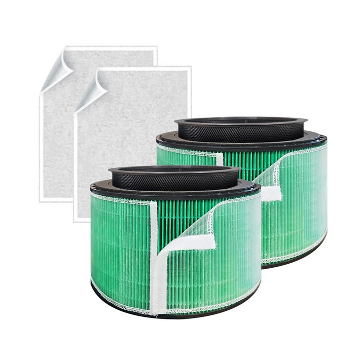 LG 엘지 공기청정기 퓨리케어360 해파필터탈취필터펫망필터보조필터 세트 전용 호환, 2세트, 1개