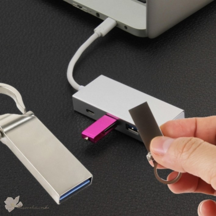 매그놀리아웍스 루프 실버 3.0 USB 64G 128G 빠른속도 생활방수 전자파적합성인증