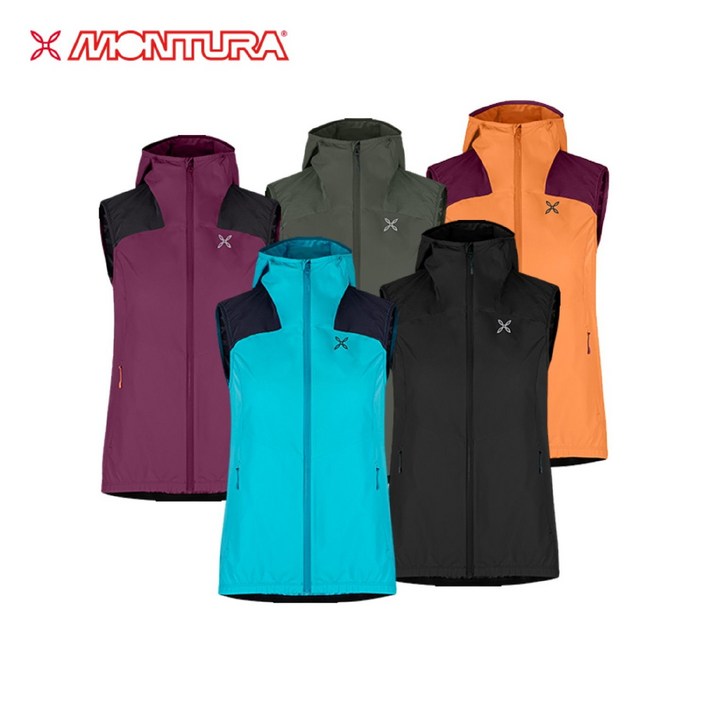 백화점 출고 여성 등산 기능성 조끼 라이즈 후드 베스트 우먼 MVVR81W