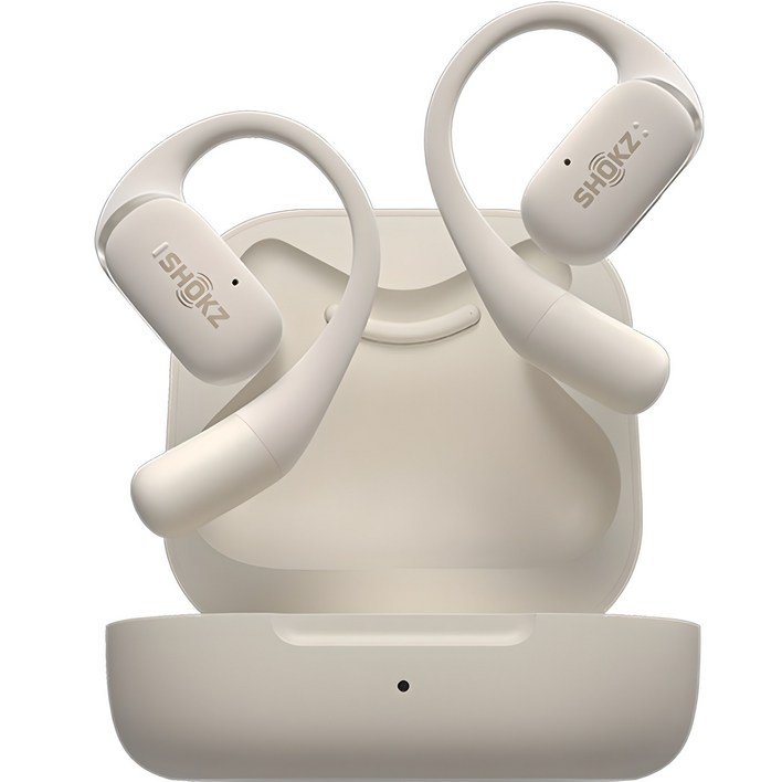 샥즈 오픈핏 무선 블루투스 이어폰 OpenFit T910돼지코 포함, T910, 아이보리