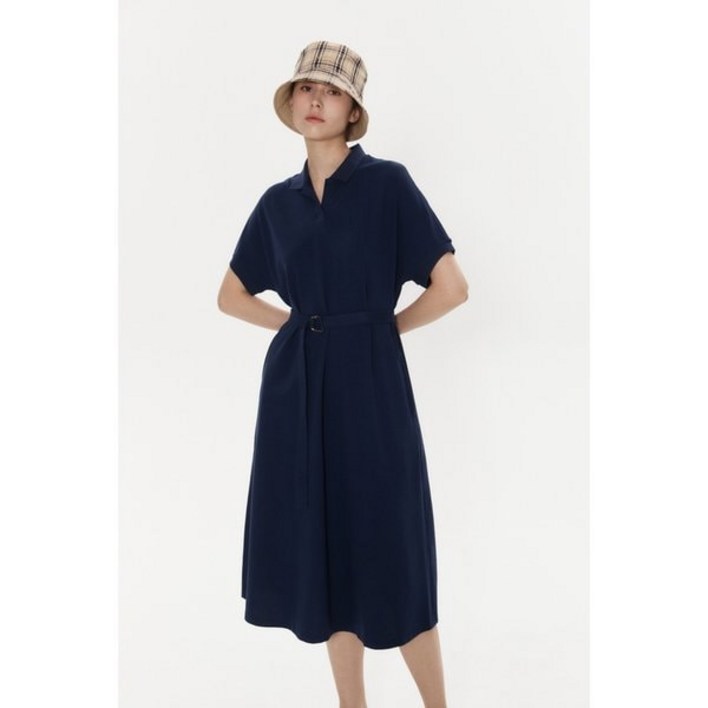 헤지스레이디스 클리어런스스테디셀러네이비 벨티드 면혼 WSDR4B771N2 425285