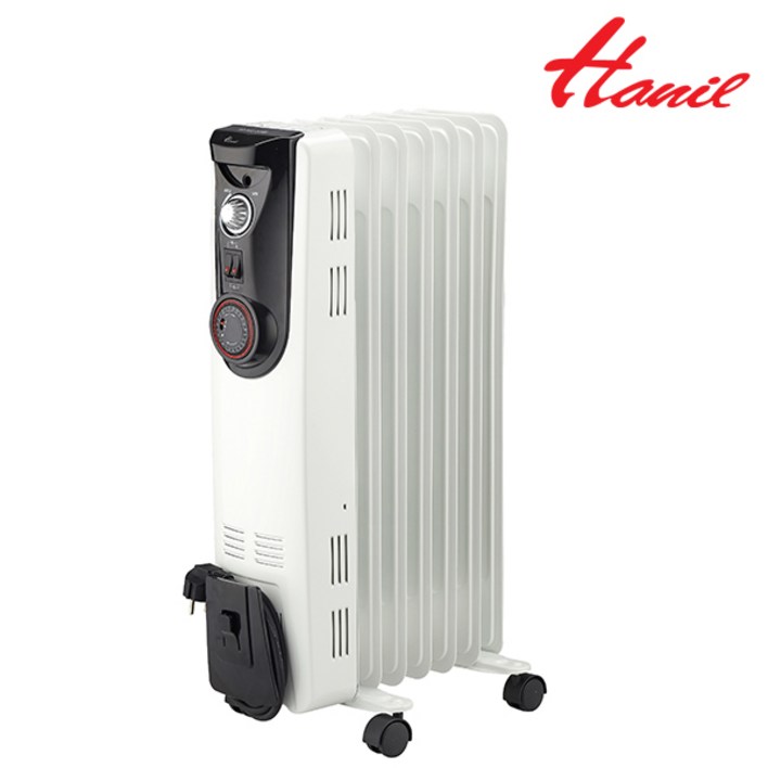 한일전기 동파방지 이동식 타이머 전기 라디에이터 7핀 화장실 휴게실