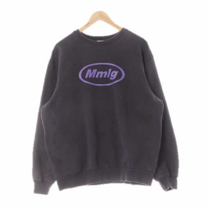 7955 mmlg 인디네이비 프린팅 면 빅로고루즈스웨트셔츠 M