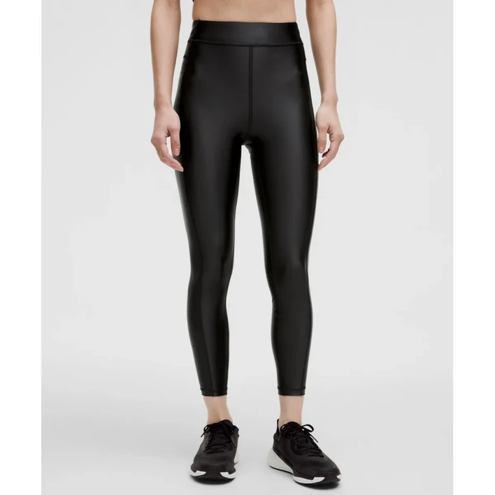 룰루레몬 새틴 샤인 하이라이즈 타이츠 24inch 아시아 핏 BLK