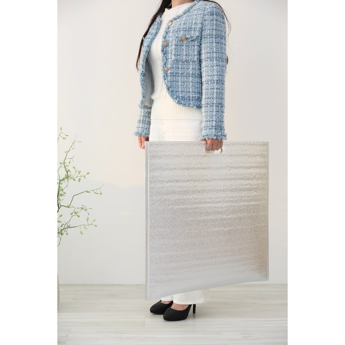 아트패킹 캔버스 완충 이동 토트백 아트백