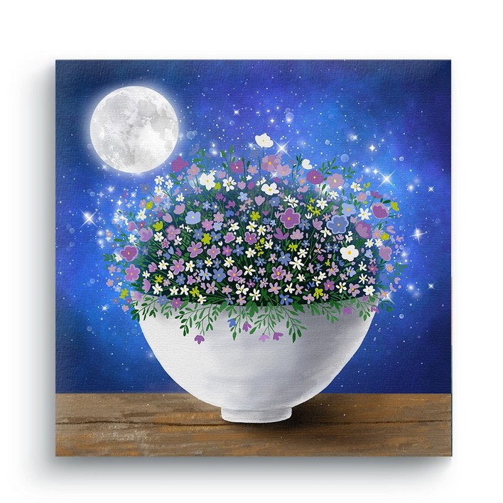 모레아 달항아리 그림 캔버스 액자 재물운 백자 도자기 거실 인테리어 돈들어오는 그림액자 풍수인테리어