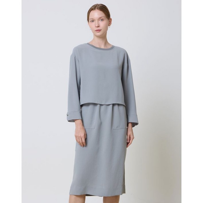 레노마레이디 본사직영 탑 레이어드 원피스-CC11OP030