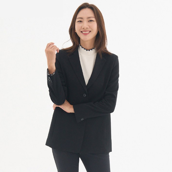 크로커다일레이디CLBFJK101싱글 스탠카라 자켓