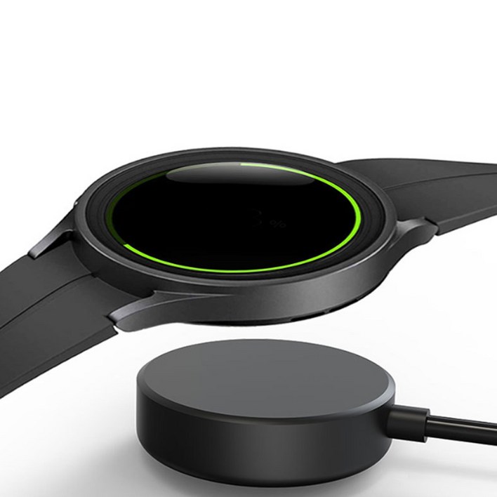 삼성 갤럭시워치4클래식 무선충전기 SMR860 870 R880 R890, 블랙, 1개