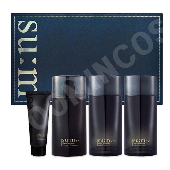 숨37도 디어옴므 퍼펙트 스페셜 3종 기획세트토너2개에멀젼, 1세트