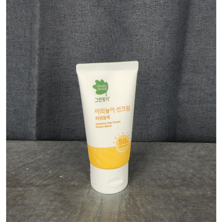 강력한 자외선 차단 야외놀이 선크림 파워블록 50+ SPF PA++++, 80ml, 1개
