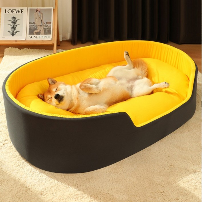 리빙공감 왕푹신 강아지 매트 방석 침대