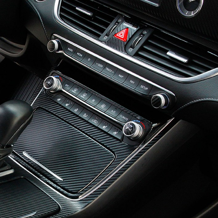 현대 그랜져 IG 차량용 카본 스티커 데칼 모음전 호환, 카본블랙무광, 1개