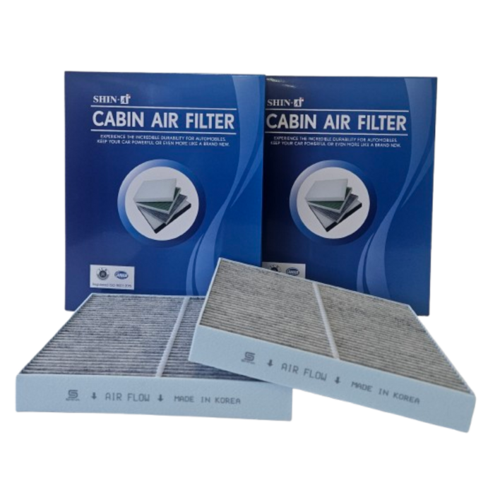 [프리미엄 플러스] 신아 자동차에어컨 활성탄필터 (1+1)