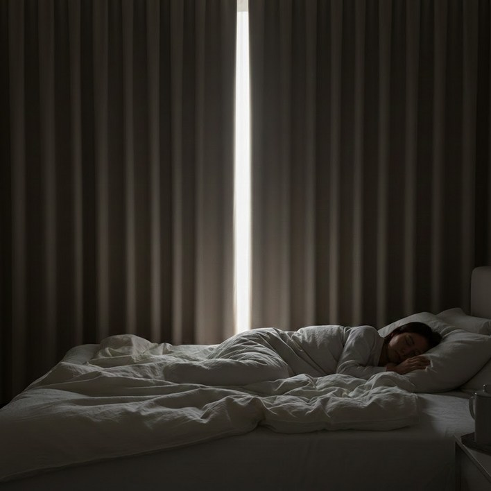 암막커튼 아일렛형 사계절 고중량 [99.99% 빛차단] (2개입)