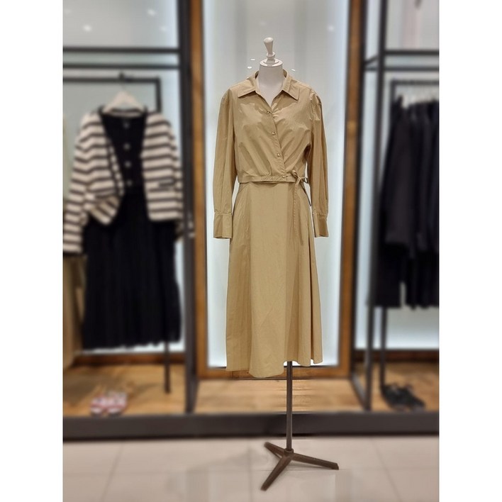 듀엘 DEWL랩 블라우스 슬리브리스 원피스 D242MSE042 378175