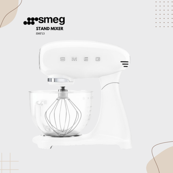 [smeg] 스메그 반죽기 SMF13(화이트). 이탈리아 공식 수입품.