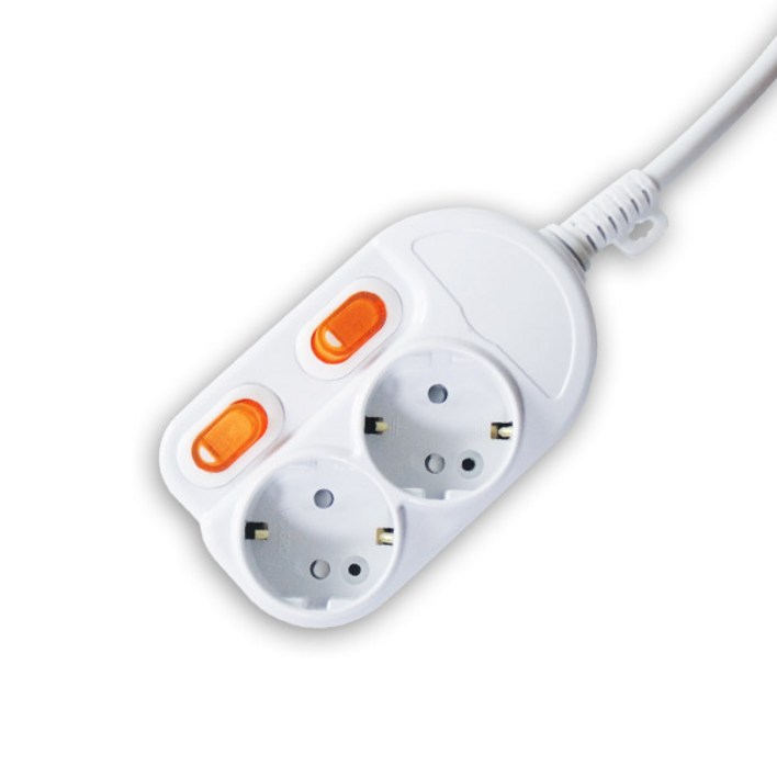 국산 개별스위치 2구 멀티탭  1.5m 3m 5m 2구 콘센트 국산