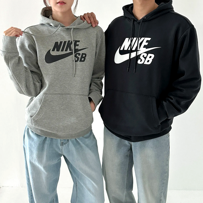[당일발송] 나이키 NIKE 기모 SB 빅로고 후디 후드 티셔츠 스포네틱 양말포함