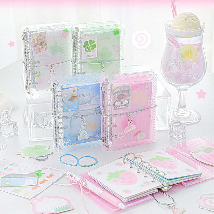 청년토이 ROSYPOSY M5 귀여운 감성 다꾸 다이어리 세트 4종