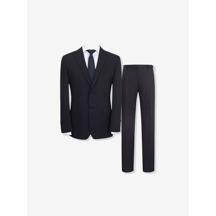 지이크 울 블렌디드 솔리드 정장 세트 다크네이비 PIJAD2064 PIPAD2264