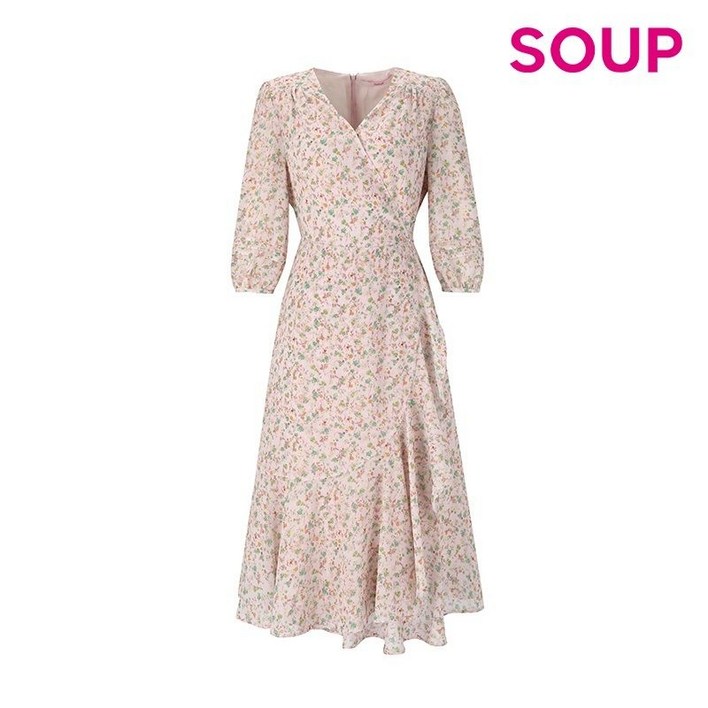 [백화점 정품] 숲 원피스 플로럴 쉬폰 원피스(SZ4OP35)