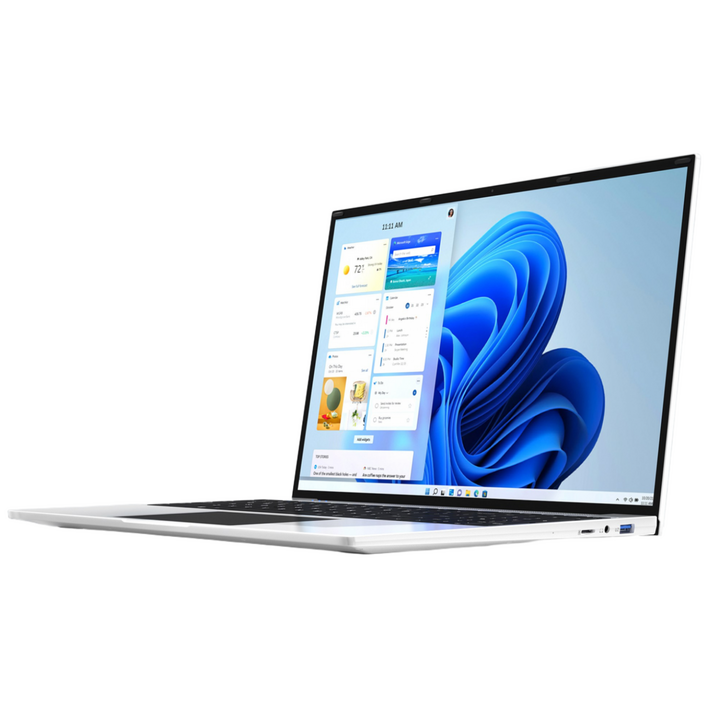 JUMPER 2025 노트북 16인치 화면 대형 셀러론 N5095 512GB SSD128GB eMMc 16GB RAM office 365사무용 WIN11 home, 흰색, S7max N5095 16, 640GB, 16GB, WIN11 Home