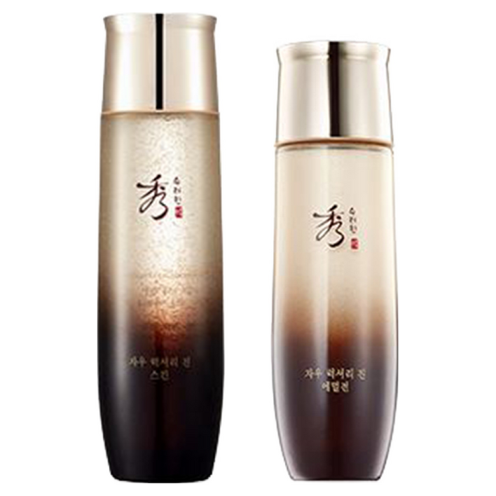 수려한 자우 럭셔리 진 2종세트 스킨에멀전, 1세트, 280ml