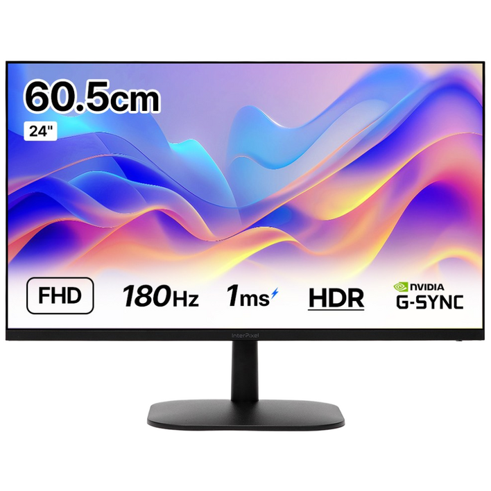 인터픽셀 IP2442 FHD 180Hz 24인치 게이밍 모니터, IP2442무결점, 60.5cm