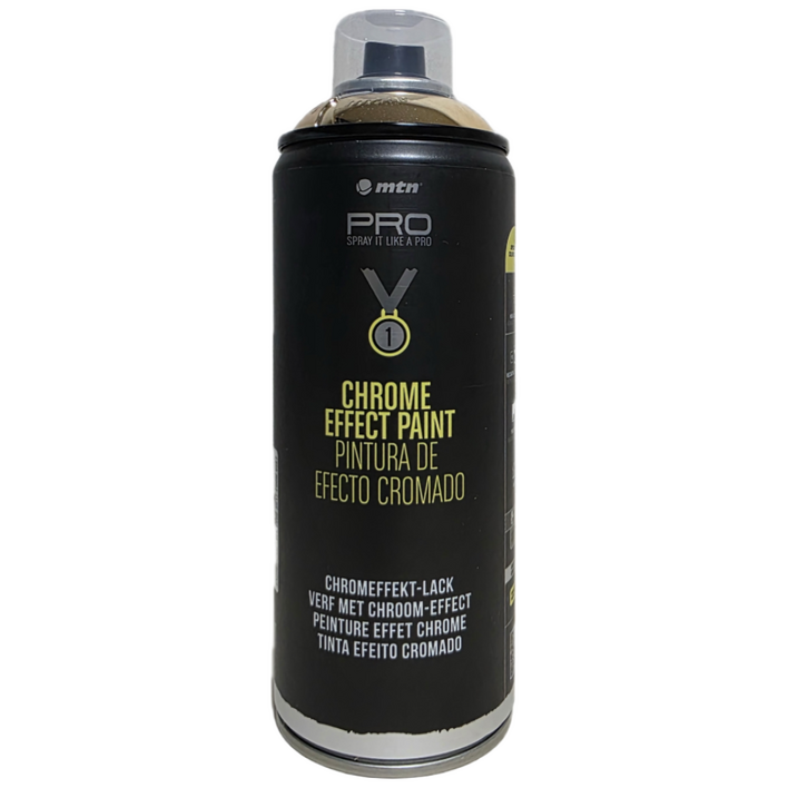 크롬골드 mtnPRO 메탈릭 금색 락카 골드 컬러 금속 스프레이페인트 범민스토어, mtnPRO 골드크롬 금색, 1개
