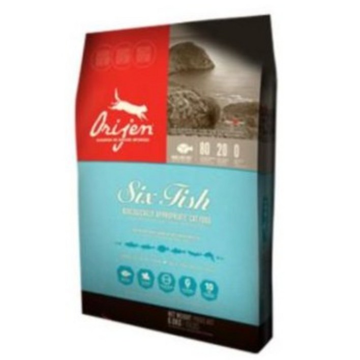 오리젠 전연령 식스 피쉬 캣 건식사료