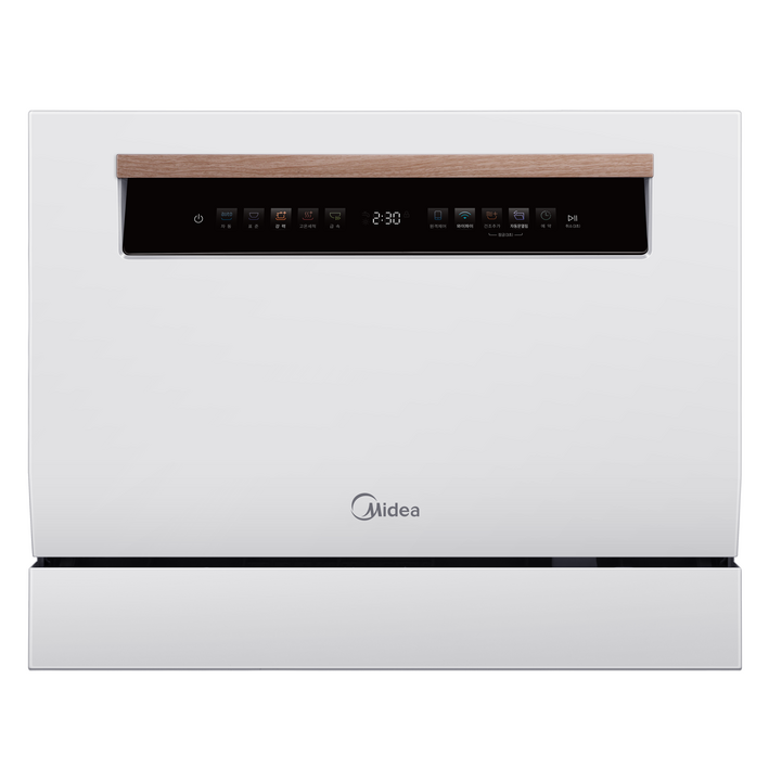 미디어 카운터탑 앱연동 자동문열림 6인용 식기세척기, 화이트, MDWTT0608WKR, 방문설치