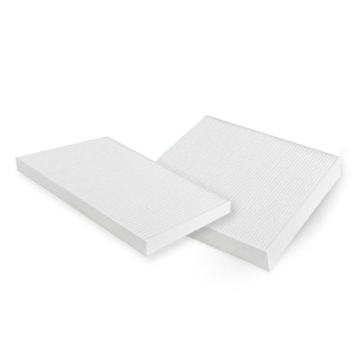 한일 제네시스 GV80 차량용 PM0.3 에어컨 전면 필터 HH196 + 외기 필터 HH198 세트